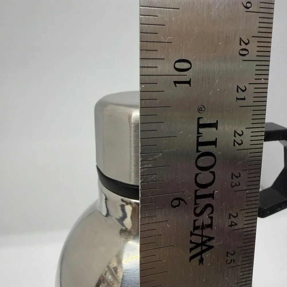 Starbucks Silver Water Bottle Carabiner Hook 20oz 3 Piece Steel Tumbler NEW